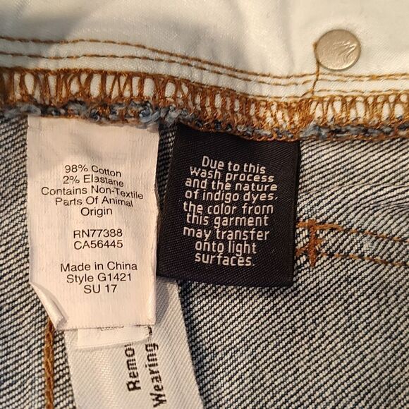 Madewell High Rise Skinny Crop Denim Blue Jean Size 25 - Picture 12 of 14